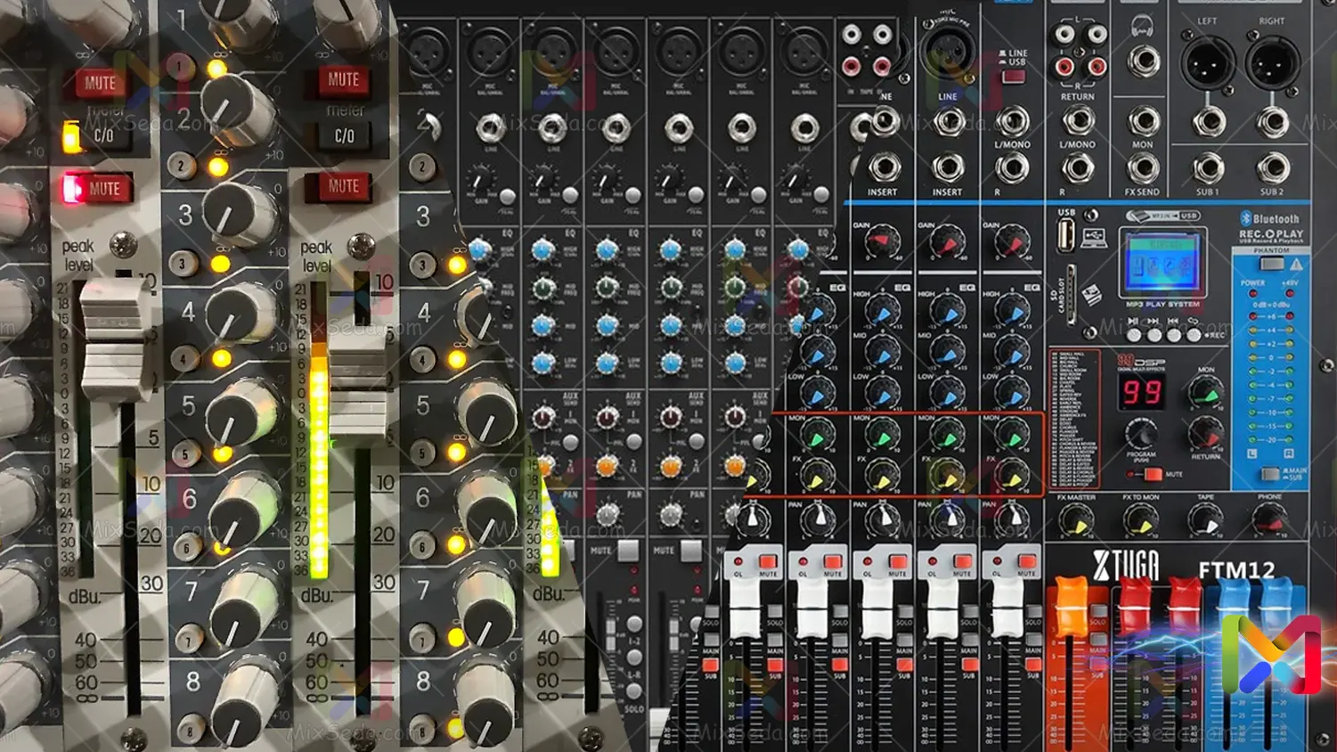 Building sound mixers