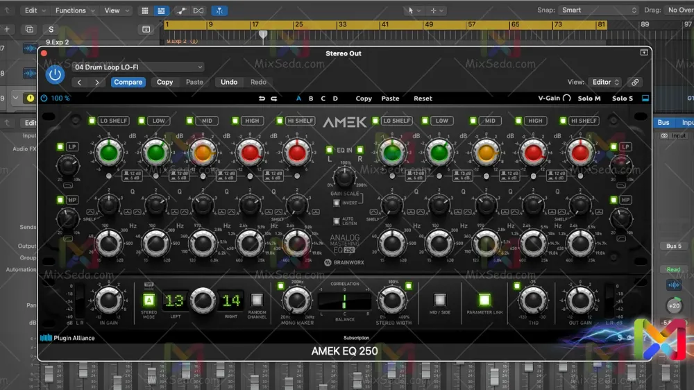 پلاگین AMEK EQ 250 توسط Plugin Alliance منتشر شد